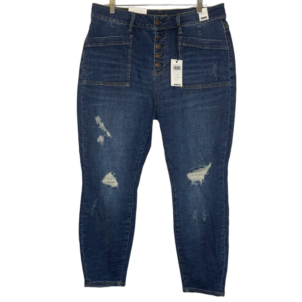 Judy Blue Button Fly Skinny Fit Jeans 18W